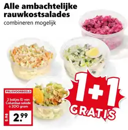 Coop Alle ambachtelijke rauwkostsalades aanbieding