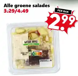Coop Alle groene salades aanbieding