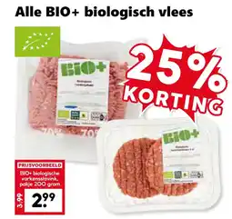 Coop Alle BIO+ biologisch vlees aanbieding