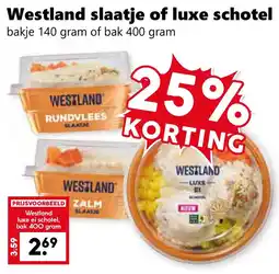 Coop Westland Slaatje of Luxe Schotel aanbieding