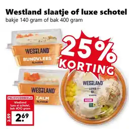 Coop Westland slaatje of luxe schotel aanbieding