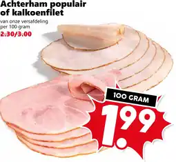 Coop Achterham populair of kalkoenfilet aanbieding