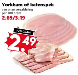 Coop Yorkham of Katenspek aanbieding