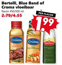 Coop Bertolli, Blue Band of Croma Vloeibaar aanbieding