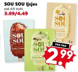 Coop Sou Sou Ijsjes aanbieding