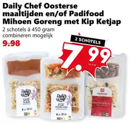 Coop Daily Chef Oosterse Maaltijden en/of Padifood Mihoen Goreng met Kip Ketjap aanbieding