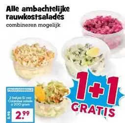 Boon`s Markt Alle ambachtelijke rauwkostsalades aanbieding