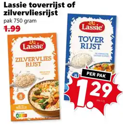 Coop Lassie Toverrijst of Zilvervliesrijst aanbieding