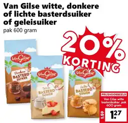 Coop Van Gilse witte, donkere of lichte basterdsuiker of geleisuiker aanbieding