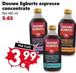 Coop Douwe Egberts espresso concentrate aanbieding