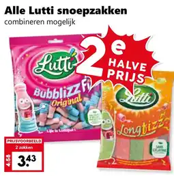 Coop Alle Lutti Snoepzakken aanbieding