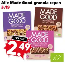 Coop Alle Made Good Granola Repen aanbieding