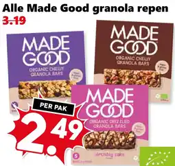 Coop Alle Made Good granola repen aanbieding