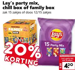 Coop Lay's party mix, chill box of family box aanbieding