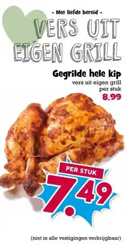 Boon`s Markt Gegrilde hele kip aanbieding