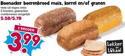 Boon`s Markt Boonacker boerenbrood maïs, korrel en/of granen aanbieding