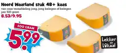 Boon`s Markt Noord Waarland stuk 48+ kaas aanbieding