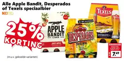Coop Alle Apple Bandit, Desperados of Texels Speciaalbier aanbieding