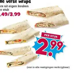 Boon`s Markt Alle verse wraps aanbieding