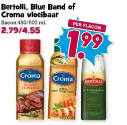 Boon`s Markt Bertolli, Blue Band of Croma vloeibaar aanbieding