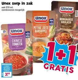Boon`s Markt Unox soep in zak aanbieding