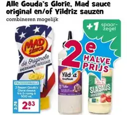 Boon`s Markt Alle Gouda's Glorie, Mad sauce original en/of Yildriz sauzen aanbieding