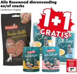 Coop Alle Rosewood dierenvoeding en/of snacks aanbieding
