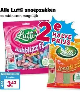 Boon`s Markt Alle Lutti snoepzakken aanbieding
