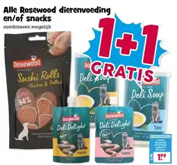 Boon`s Markt Alle Rosewood dierenvoeding en/of snacks aanbieding