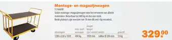 BPG Bouwpartner Groep Montage- en magazijnwagen aanbieding