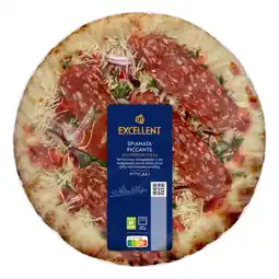 Albert Heijn AH Excellent Zuurdesem pizza spianata hot honey aanbieding