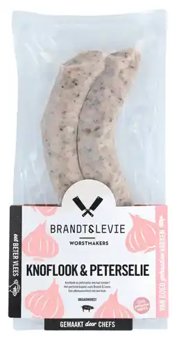 Albert Heijn Brandt & Levie Braadworst knoflook & Peterselie aanbieding