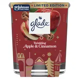 Albert Heijn Glade Kaars twinkling apple & cinnamon aanbieding