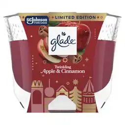 Albert Heijn Glade Langbrandende kaars apple & cinnamon aanbieding