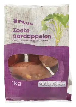 PLUS PLUS Zoete aardappel aanbieding
