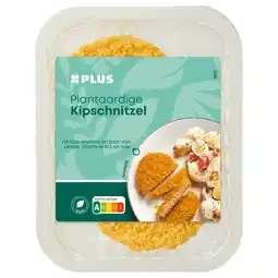 PLUS PLUS Plantaardige krokante kipschnitzel aanbieding