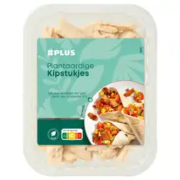 PLUS PLUS Plantaardige kipstukjes aanbieding