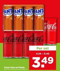 PLUS Coca-Cola en FANTA aanbieding