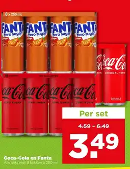 PLUS Coca-Cola en Fanta aanbieding