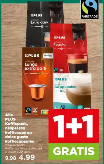 Alle plus koffiepads nespresso koffiecups en dolce gusto koffiecapsules