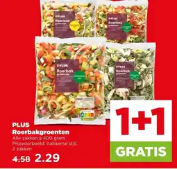 PLUS PLUS Roerbakgroenten aanbieding