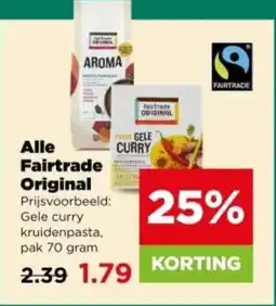 PLUS Alle Fairtrade Original aanbieding