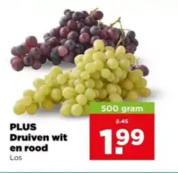 PLUS Plus druiven wit en rood aanbieding
