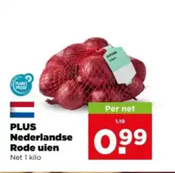 PLUS Plus nederlandse rode uien aanbieding