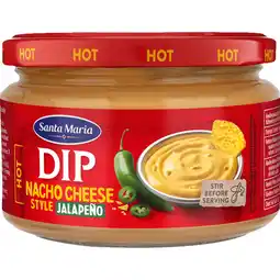 PLUS Santa Maria Dip Nacho Cheese style jalapeno aanbieding