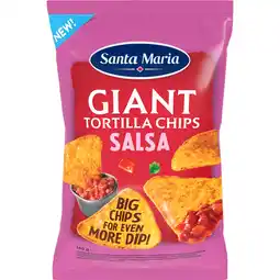 PLUS Santa Maria Giant Tortilla Chips Salsa aanbieding