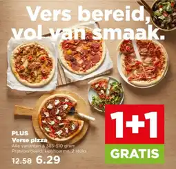 PLUS Plus verse pizza aanbieding