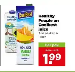 PLUS Healthy people en coolbest juice aanbieding