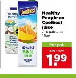 PLUS Healthy People en Coolbest juice aanbieding