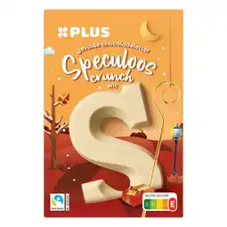 PLUS PLUS Gevulde letter wit speculoos aanbieding